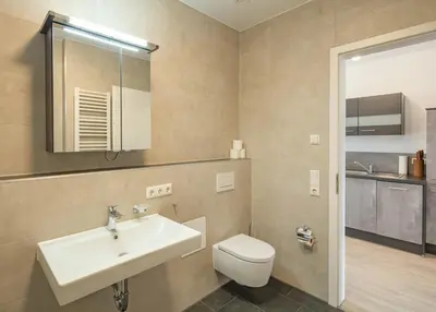 Ein Badezimmer in der Unterkunft SweetHome - Poing Apartments