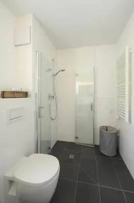 Ein Badezimmer in der Unterkunft Holiday apartment Bergrausch in Oberammergau