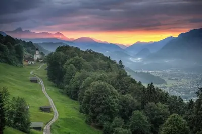 Naturlandschaft in der Nähe der Ferienwohnung