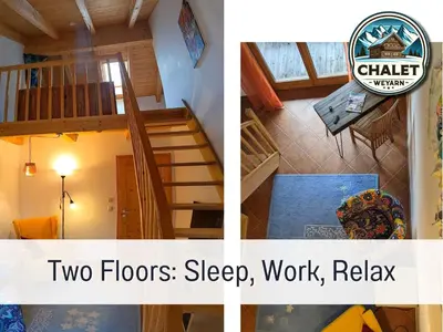 Grundriss der Unterkunft Chalet Weyarn - Doppelzimmer mit Gartenblick