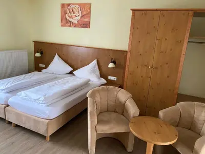 Ein Bett oder Betten in einem Zimmer der Unterkunft Marienhof