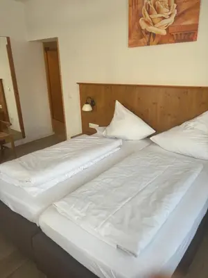 Ein Bett oder Betten in einem Zimmer der Unterkunft Marienhof