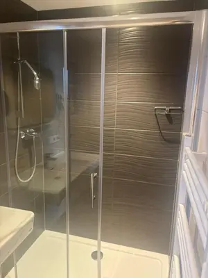 Ein Badezimmer in der Unterkunft Marienhof