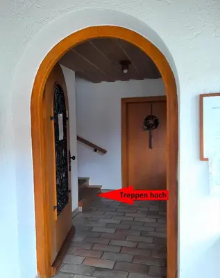 Grundriss der Unterkunft Ferienwohnung Alpenglühen - mit Sauna & Frühstück