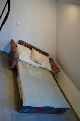 Ein Bett oder Betten in einem Zimmer der Unterkunft Haus Allgäu Wohnung Schwabennestle