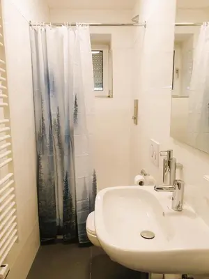 Ein Badezimmer in der Unterkunft ARRIVEL Apartments Moosfeld - bisher Novitel