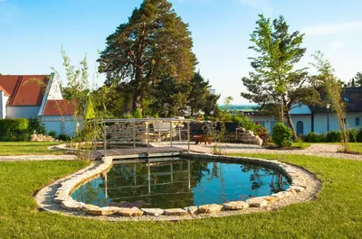 Der Swimmingpool an oder in der Nähe von Gästehaus am Reisberg