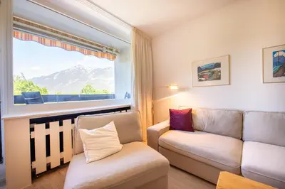 Ein Sitzbereich in der Unterkunft Mercure Panoramablick 303