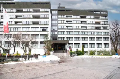 Das Gebäude in dem sich die Ferienwohnung befindet