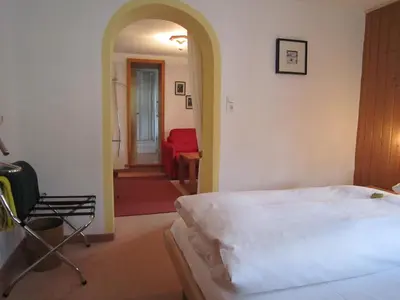 Ein Bett oder Betten in einem Zimmer der Unterkunft Gästehaus Unruh