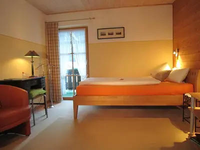 Ein Bett oder Betten in einem Zimmer der Unterkunft Gästehaus Unruh