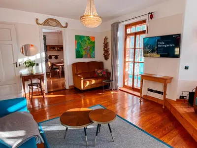 TV/Unterhaltungsangebot in der Unterkunft Premium Panorama-Ferienwohnung direkt am Kochelsee