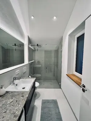 Ein Badezimmer in der Unterkunft Ferienwohnung zum Kalmbach