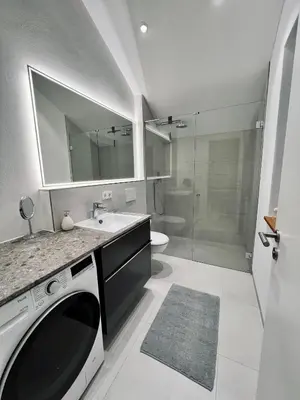 Ein Badezimmer in der Unterkunft Ferienwohnung zum Kalmbach