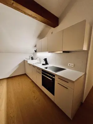 Küche/Küchenzeile in der Unterkunft Ferienwohnung zum Kalmbach