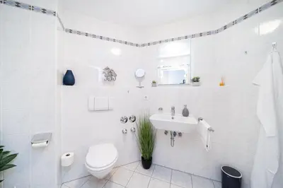 Ein Badezimmer in der Unterkunft LaDolceVita - 100m2 Apartment in Zentraler Lage