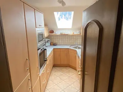 Küche/Küchenzeile in der Unterkunft Ferienwohnung Partenkirchen