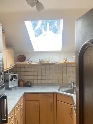Küche/Küchenzeile in der Unterkunft Ferienwohnung Partenkirchen