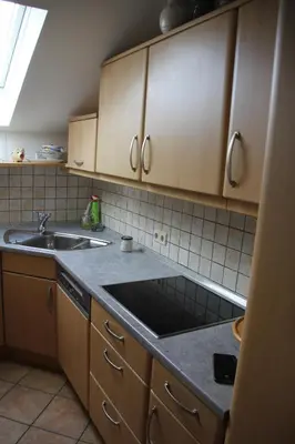 Küche/Küchenzeile in der Unterkunft Ferienwohnung Partenkirchen