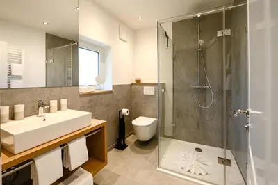 Ein Badezimmer in der Unterkunft Chalet Alpenflair I
