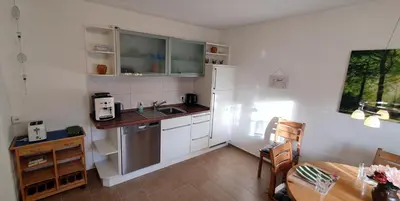 Küche/Küchenzeile in der Unterkunft Ferienwohnung Alztal - mit Wallbox