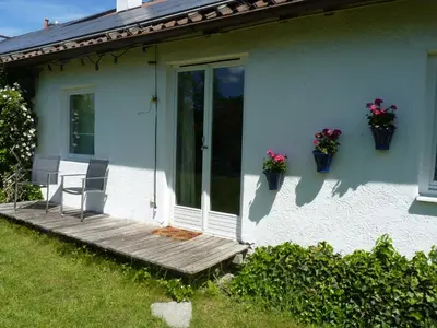 Ein Garten an der Unterkunft Apartment am Innradweg