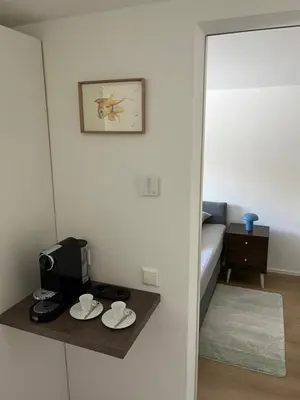 Kaffee-/Teezubehör in der Unterkunft ammersee apARTment Dießen