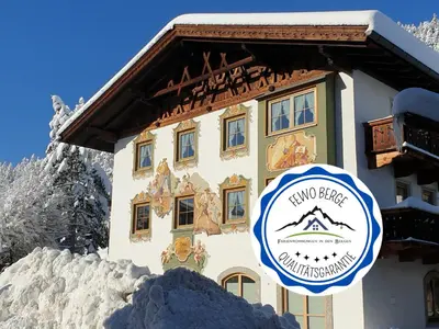 Ein Zertifikat, Auszeichnung, Logo oder anderes Dokument, das in der Unterkunft Haus Sabine, Wallgau ausgestellt ist