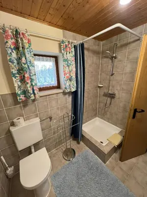 Ein Badezimmer in der Unterkunft Ferienhaus Axmann
