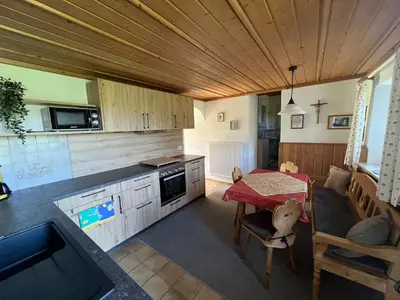Küche/Küchenzeile in der Unterkunft Ferienhaus Axmann