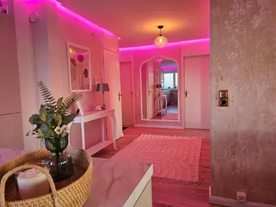 Grundriss der Unterkunft Stylische Sunset-Wohnung