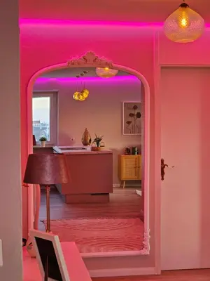 Grundriss der Unterkunft Stylische Sunset-Wohnung