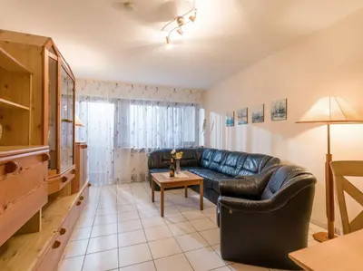 Ein Sitzbereich in der Unterkunft Chiemgau Comfort D4 Ferienwohnanlage Oberaudorf mit Hallenbad und Sauna