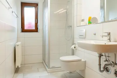 Ein Badezimmer in der Unterkunft Ferienwohnungen Maderhof
