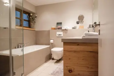 Ein Badezimmer in der Unterkunft Suite Franz Tegernsee