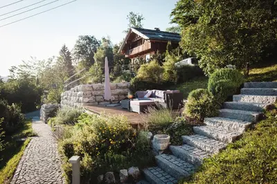 Ein Garten an der Unterkunft Suite Franz Tegernsee