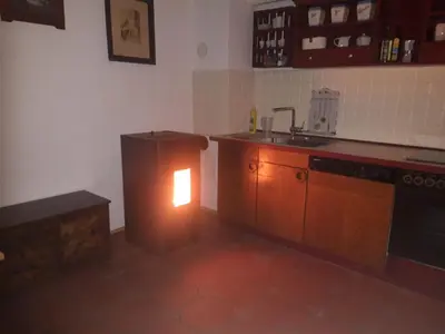 Küche/Küchenzeile in der Unterkunft Rustico di Angelo