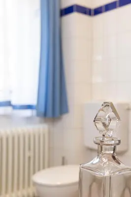 Ein Badezimmer in der Unterkunft Gästehaus Englischer Garten