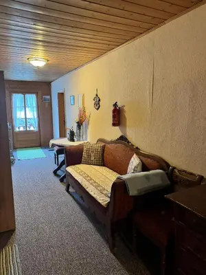 Ein Bett oder Betten in einem Zimmer der Unterkunft Pension Huber