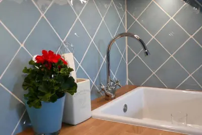 Ein Badezimmer in der Unterkunft Juifen
