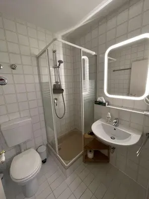 Ein Badezimmer in der Unterkunft Juifen
