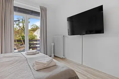 TV/Unterhaltungsangebot in der Unterkunft HappyPlace - großzügige Ferienwohnung im Zentrum