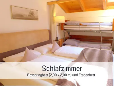 Ein Bett oder Betten in einem Zimmer der Unterkunft Ferienhaus BirkenOASE - Sauna- Terrasse-drei Schlafzimmer