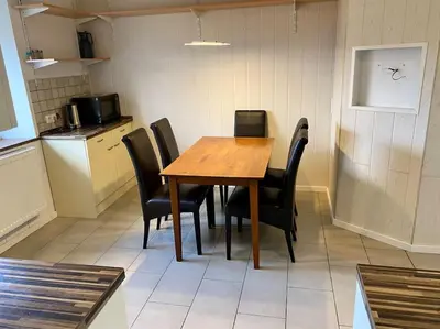 Küche/Küchenzeile in der Unterkunft Gemütliche Wohnung in Oberbayern