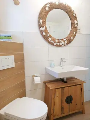 Ein Badezimmer in der Unterkunft InnBlick Ferienwohnungen