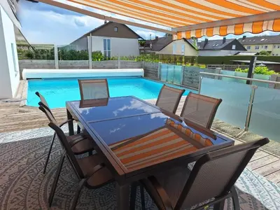 Der Swimmingpool an oder in der Nähe von FeWo Ruhepo(o)l inkl. Sauna