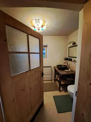 Küche/Küchenzeile in der Unterkunft Exklusives STALL-LOFT 