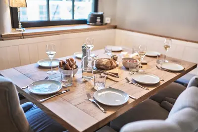 Essen in der Ferienwohnung oder in der Nähe