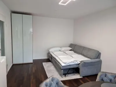 Ein Bett oder Betten in einem Zimmer der Unterkunft Apartment Amanda