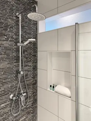 Ein Badezimmer in der Unterkunft Modern und Gemütlich Augsburg Center Kongress